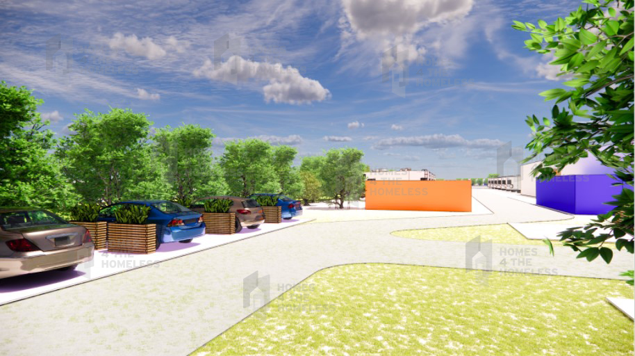 safe parking spaces for cars (illustration)